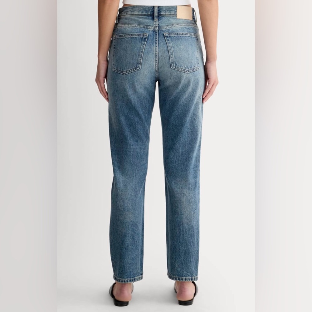 Everlane Women's Straight Leg Jeans - Blue - Picture 2 of 9